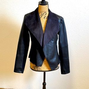 Faux leather jacket from Macys
